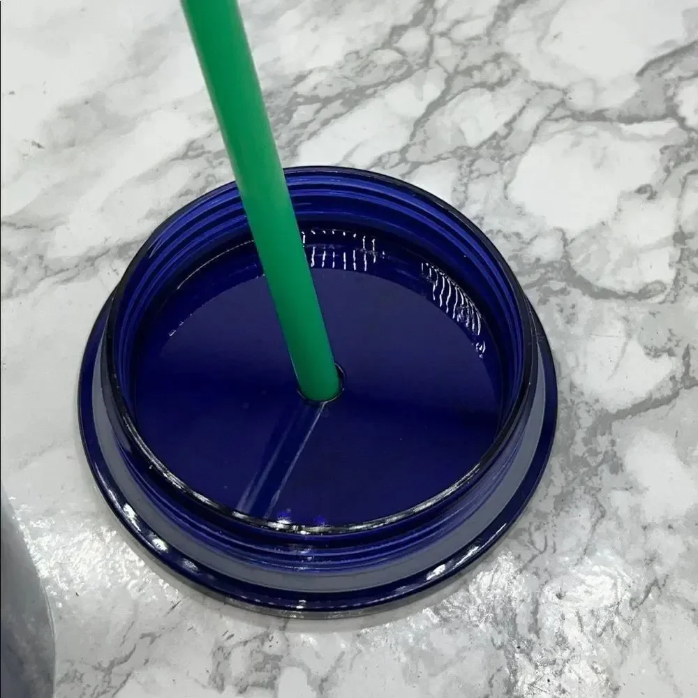 STARBUCKS 2022 Purple Pink Orange Ombre Stainless Steel 24 Oz Venti Cold Cup